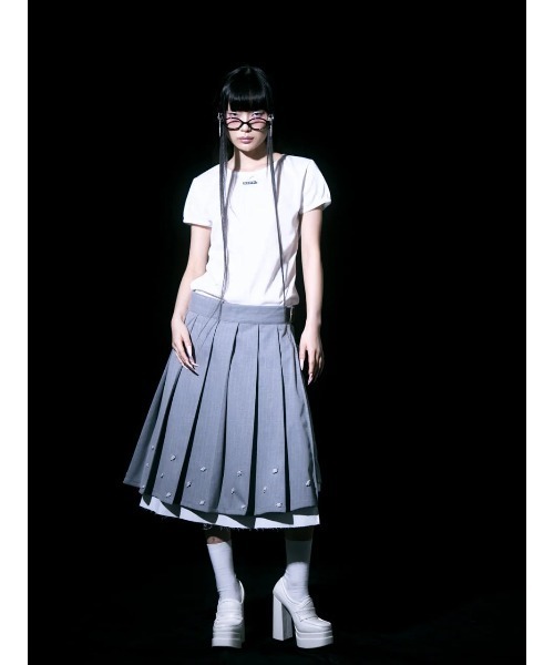 neith.（ネイス）の「neith./ネイス/Rose Pleats Skirt Pants