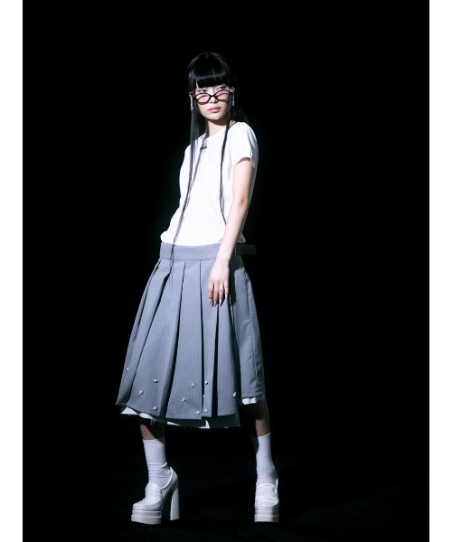 neith.（ネイス）の「neith./ネイス/Rose Pleats Skirt Pants