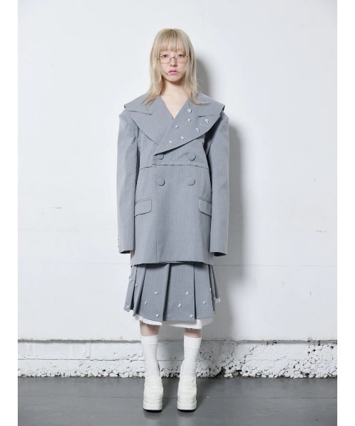 neith.（ネイス）の「neith./ネイス/Rose Pleats Skirt Pants