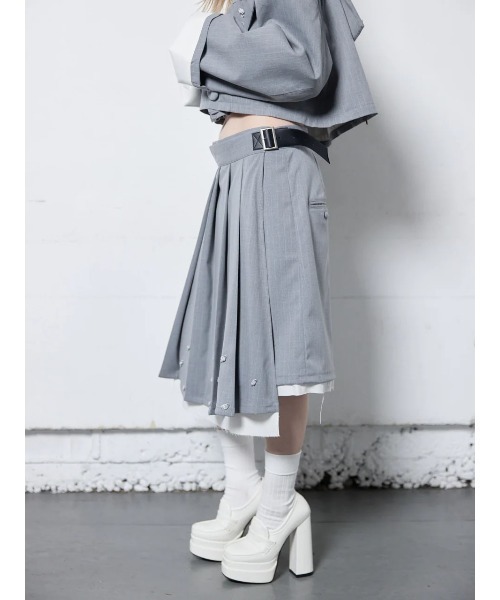 neith.（ネイス）の「neith./ネイス/Rose Pleats Skirt Pants