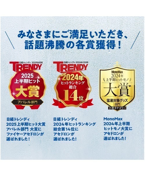 アセドロン 大きな汗取り付き タンクトップ ベタつき瞬時にどこ