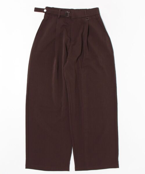 aimoha（アイモハ）の「調節ベルト付きワイドタックスラックスパンツ（スラックス・メンズ・ライトベージュ/チョコ/ブラック・MEDIUM/LARGE）」の19枚目の写真