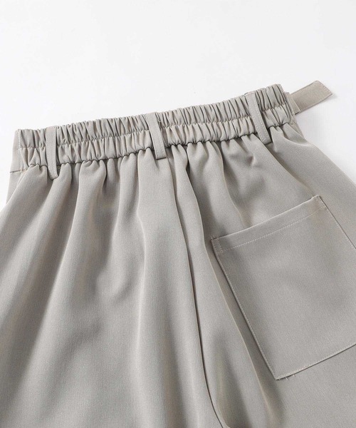 aimoha（アイモハ）の「調節ベルト付きワイドタックスラックスパンツ（スラックス・メンズ・ライトベージュ/チョコ/ブラック・MEDIUM/LARGE）」の5枚目の写真