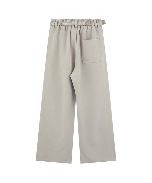 aimoha（アイモハ）の「調節ベルト付きワイドタックスラックスパンツ（スラックス・メンズ・ライトベージュ/チョコ/ブラック・MEDIUM/LARGE）」の14枚目の写真