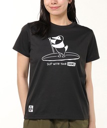 CHUMS/チャムス 半袖Tシャツ フロントプリント UVケア 速乾 CH01-2540