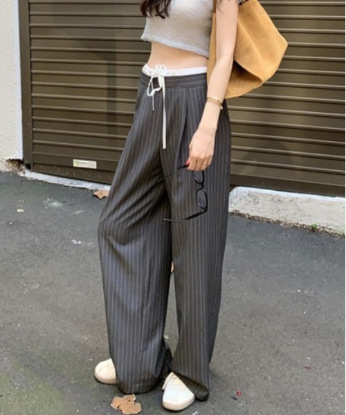 on:nue】[着用動画あり！/2色展開/2サイズ展開] ストライプレイヤード