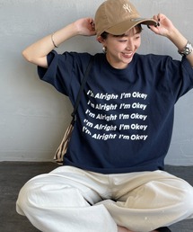 FUNG | [FUNG/ファング] IM ALRIGHT カットオフ プリントＴシャツ(Tシャツ/カットソー)