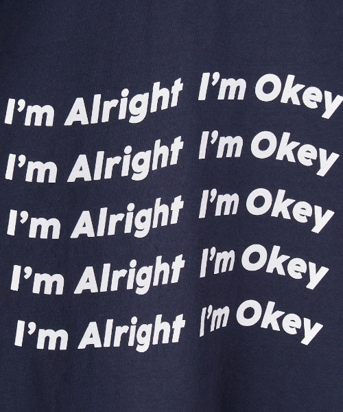 FUNG（ファング）の「[FUNG/ファング] IM ALRIGHT カットオフ プリントＴシャツ（Tシャツ/カットソー・レディース・ネイビー・M）」の20枚目の写真