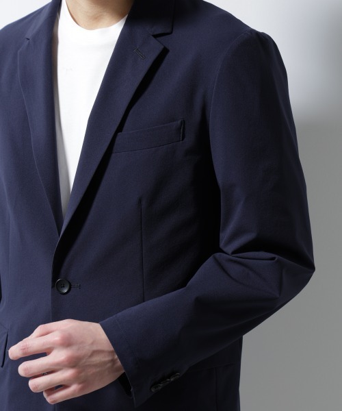 NANO universe（ナノユニバース）の「「N JACKET BASIC」ダントツオチール防汚テックストレッチジャケット(セットアップ可)（テーラードジャケット・メンズ・ネイビー/チャコール・S/M/L）」の21枚目の写真