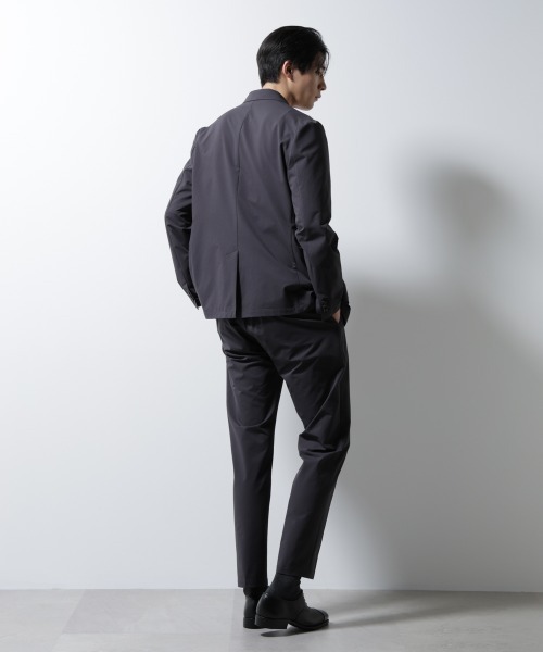 NANO universe（ナノユニバース）の「「N JACKET BASIC」ダントツオチール防汚テックストレッチジャケット(セットアップ可)（テーラードジャケット・メンズ・ネイビー/チャコール・S/M/L）」の8枚目の写真