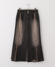 JOINT WORKS | フリンジデニムロングスカート(デニムスカート)