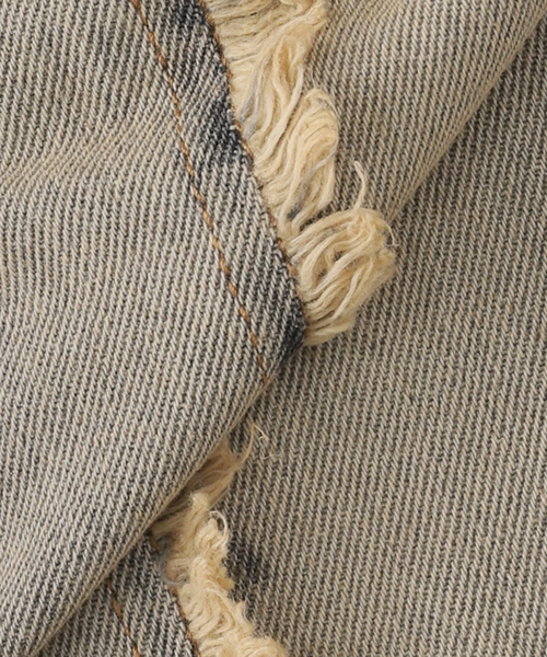 JOINT WORKS（ジョイントワークス）の「フリンジデニムロングスカート（デニムスカート・レディース・ブラック/ベージュ・MEDIUM/SMALL）」の16枚目の写真