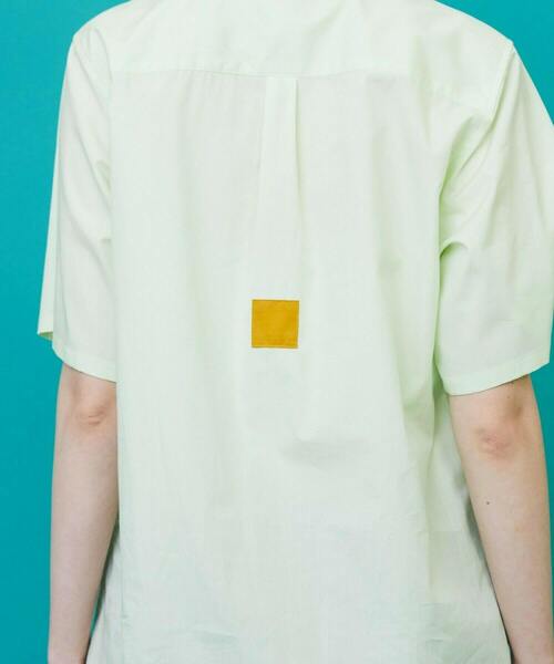 FRAPBOIS（フラボア）の「ターゲットシャツ（シャツ/ブラウス・レディース・ネイビー/ライム・1/2）」の8枚目の写真