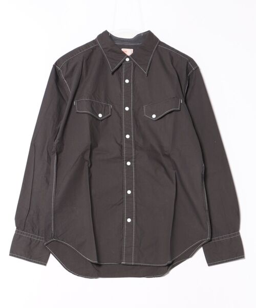 KATO`(カトー)の「【Ca】【it】【KATO(カトー)】172 ウエスタンシャツ(シャツ/ブラウス・メンズ・ブルー・S/M)」の1枚目の写真