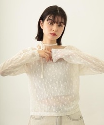 MILKFED. | LACE L/S TOP(Tシャツ/カットソー)