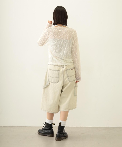 MILKFED.（ミルクフェド）の「LACE L/S TOP（Tシャツ/カットソー・レディース・オフホワイト/ブラック・ONE SIZE）」の18枚目の写真
