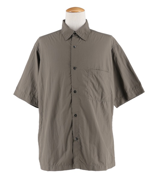 coca(coca)(コカ)の「ライトワッシャーナイロン半袖シャツ(シャツ/ブラウス・メンズ・チャコール/ブラウン・M/L/XL)」の18枚目の写真