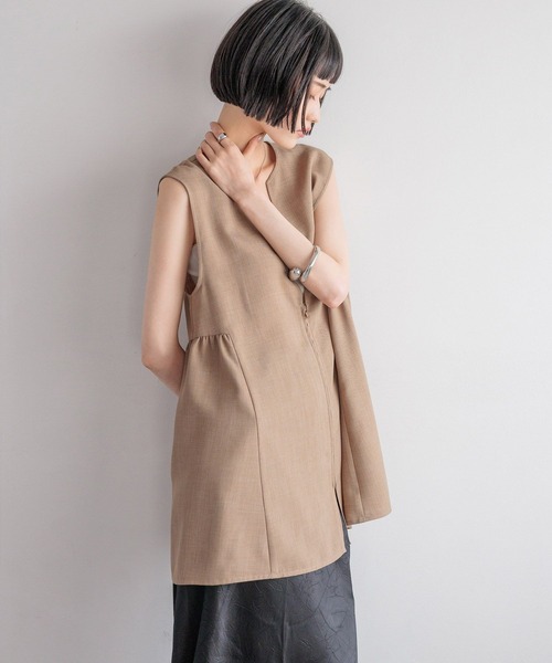 LOWRYS FARM(ローリーズファーム)の「バスケットベスト(その他アウター・レディース・チャコールグレー/アイボリー/ベージュ/ブラウン・FREE)」の19枚目の写真