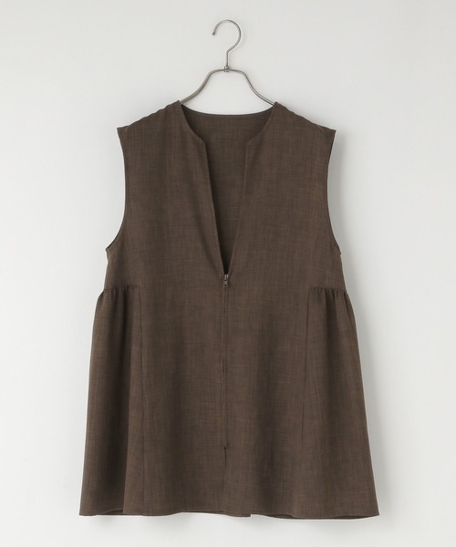 LOWRYS FARM(ローリーズファーム)の「バスケットベスト(その他アウター・レディース・チャコールグレー/アイボリー/ベージュ/ブラウン・FREE)」の22枚目の写真