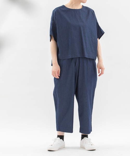nop de nod(ノップドゥノッド)の「Pommeパンツ(その他パンツ・レディース・ブラック/ブルー系その他/インディゴブルー・3)」の19枚目の写真