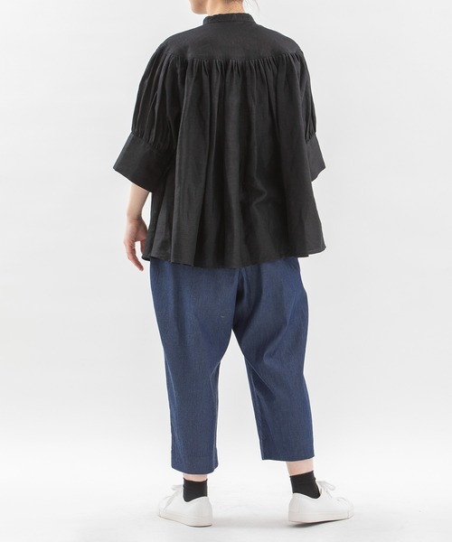 nop de nod(ノップドゥノッド)の「Pommeパンツ(その他パンツ・レディース・ブラック/ブルー系その他/インディゴブルー・3)」の7枚目の写真