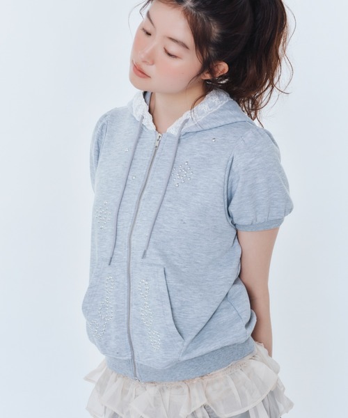 エムプルミエ パフスリーブシアーパーカー エムプルミエ パフスリーブ