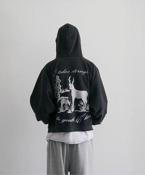 Basketcase Souvenir, zip up（パーカー）｜Basketcase（バスケット