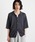 SINSS�i�V���X�j�́uHalf sleeve mesh knit shirt / �n�[�t�X���[�u���b�V���j�b�g�V���c�i�V���c/�u���E�X�j�v�b�`���R�[��
