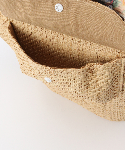 IENA(イエナ)の「LUDLOW/ラドロー Bigpocketbag バッグ BG009(かごバッグ・レディース・ベージュ・FREE)」の12枚目の写真