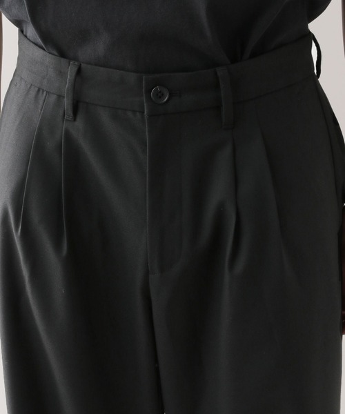 RAGEBLUE（レイジブルー）の「TRストレッチ/バギーワイドパンツ（スラックス・メンズ・ブラック/ブラウン系その他/ブラック系その他/ベージュ/ホワイト・SMALL/MEDIUM/LARGE）」の9枚目の写真