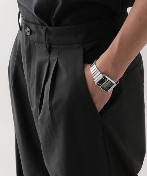 RAGEBLUE（レイジブルー）の「TRストレッチ/バギーワイドパンツ（スラックス・メンズ・ブラック/ブラウン系その他/ブラック系その他/ベージュ/ホワイト・SMALL/MEDIUM/LARGE）」の10枚目の写真