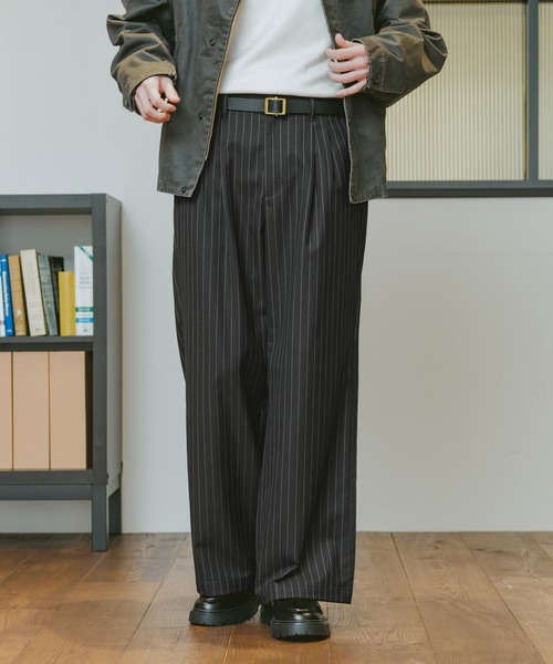 TRストレッチ/バギーワイドパンツ（スラックス）｜RAGEBLUE