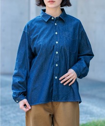 D.M.G. | [D.M.G / ディーエムジー] 5ozデニム ナチュラルシャツ(シャツ/ブラウス)