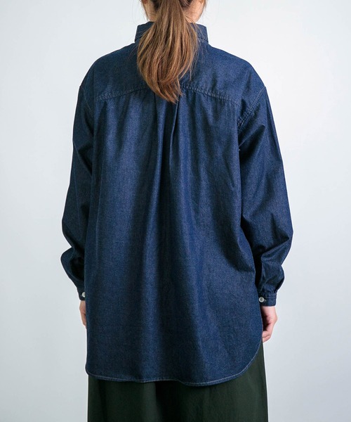 D.M.G.（ドミンゴ）の「[D.M.G / ディーエムジー] 5ozデニム ナチュラルシャツ（シャツ/ブラウス・レディース・ワンウォッシュ・3/2）」の15枚目の写真