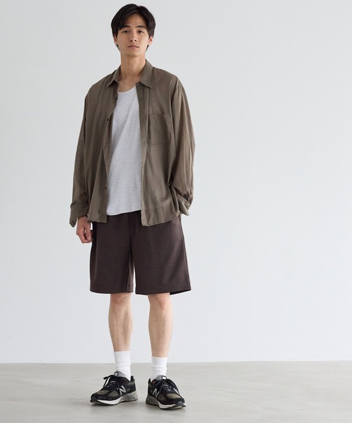 coca（coca）（コカ）の「ソフトスウェットショートパンツ（その他パンツ・メンズ・ネイビー/ブラウン/ブラック/グレー・XL/L/M）」の11枚目の写真