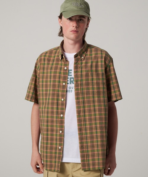 Eddie Bauer（エディーバウアー）の「タイドゥランズ 半袖シャツ（シャツ/ブラウス・メンズ・ネイビー系/アイボリー系/グリーン系/ブラウン系/グレー系/イエロー系・M/L/S/XXL/XL）」の6枚目の写真