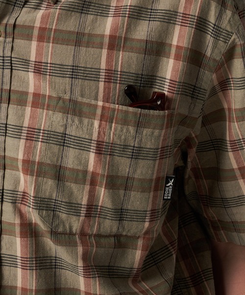 Eddie Bauer（エディーバウアー）の「タイドゥランズ 半袖シャツ（シャツ/ブラウス・メンズ・ネイビー系/アイボリー系/グリーン系/ブラウン系/グレー系/イエロー系・M/L/S/XXL/XL）」の16枚目の写真