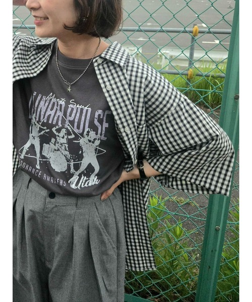 hazama 突然変衣のシャツ-typeΣ2- navy S WILDSIDE × AMBUSH OFF SHOULDER SHIRT(S BLACK): AMBUSH