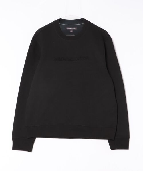 MICHAEL KORS(マイケルコース)の「エンボス ロゴ コットンブレンド スウェット(スウェット・メンズ・ブラック・SMALL/XL/LARGE/MEDIUM)」の2枚目の写真