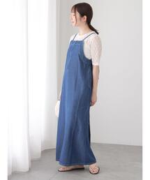 Te chichi TERRASSE | ◎フロントジップデニムジャンパースカート(ワンピース)