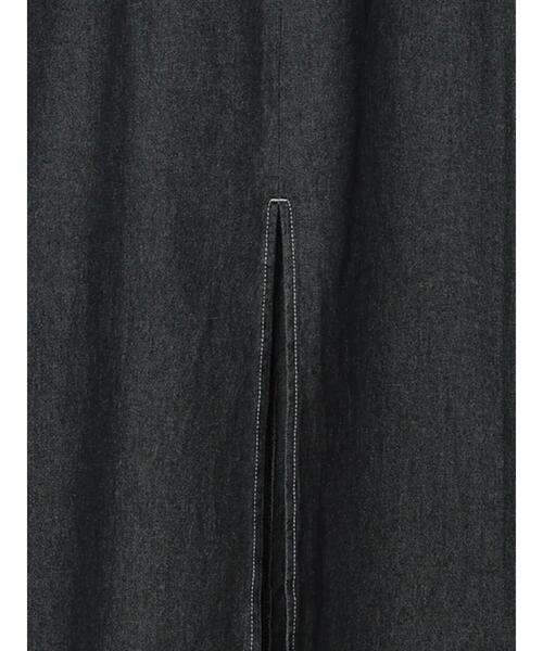 Te chichi TERRASSE（テチチテラス）の「◎フロントジップデニムジャンパースカート（ワンピース・レディース・ブルー/ブラック・F）」の3枚目の写真