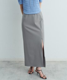 CODE A（コードエー）の「slit jersey skirt（スカート）」