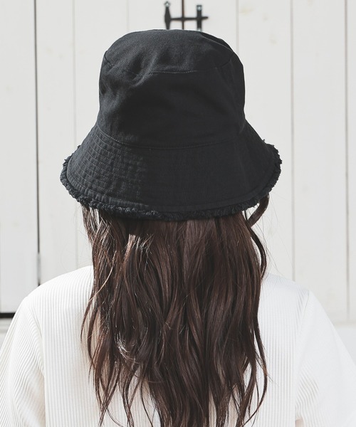 Honeys（ハニーズ）の「フリンジバケットハット（ハット・レディース・ブラック系その他3/ホワイト系その他2/ブルー系その他3/ブラック系その他2・FREE）」の13枚目の写真
