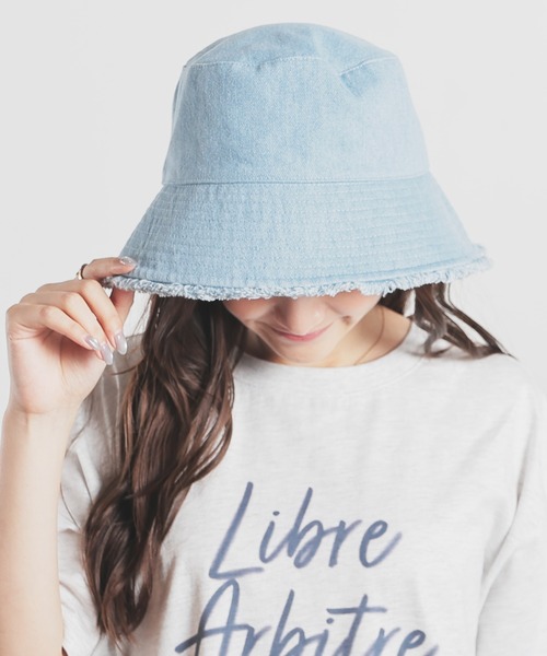 Honeys（ハニーズ）の「フリンジバケットハット（ハット・レディース・ブラック系その他3/ホワイト系その他2/ブルー系その他3/ブラック系その他2・FREE）」の15枚目の写真