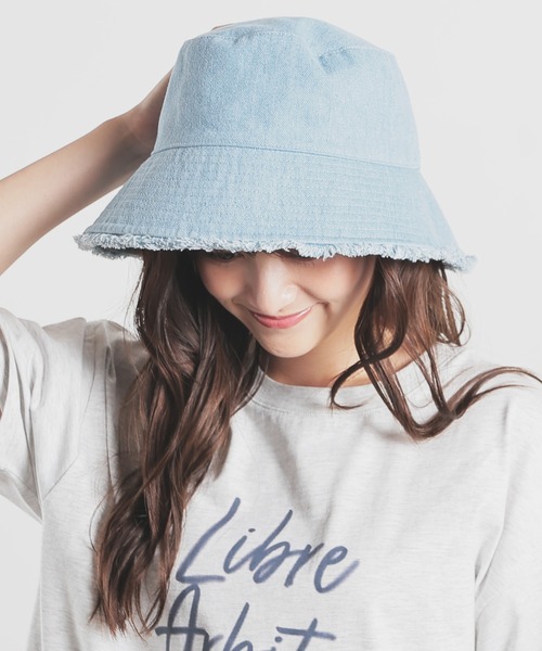 Honeys（ハニーズ）の「フリンジバケットハット（ハット・レディース・ブラック系その他3/ホワイト系その他2/ブルー系その他3/ブラック系その他2・FREE）」の16枚目の写真