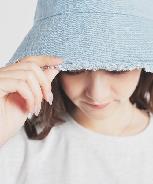 Honeys（ハニーズ）の「フリンジバケットハット（ハット・レディース・ブラック系その他3/ホワイト系その他2/ブルー系その他3/ブラック系その他2・FREE）」の17枚目の写真