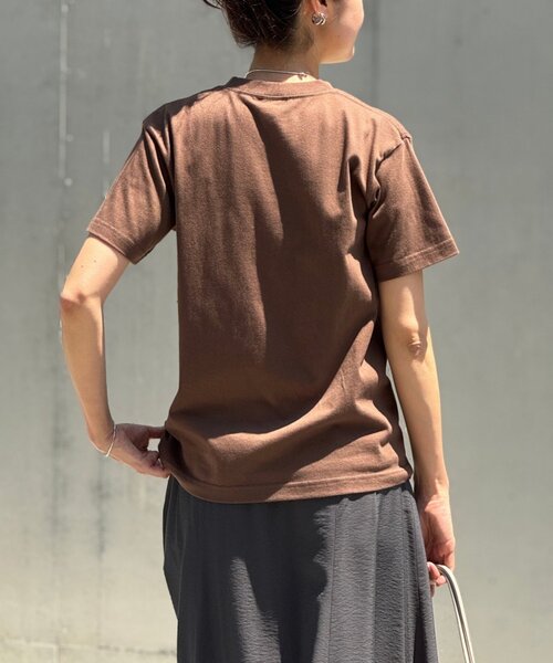 BEARDSLEY（ビアズリー）の「フリピエロゴTee（Tシャツ/カットソー・レディース・ホワイト/ブラウン・FREE）」の15枚目の写真