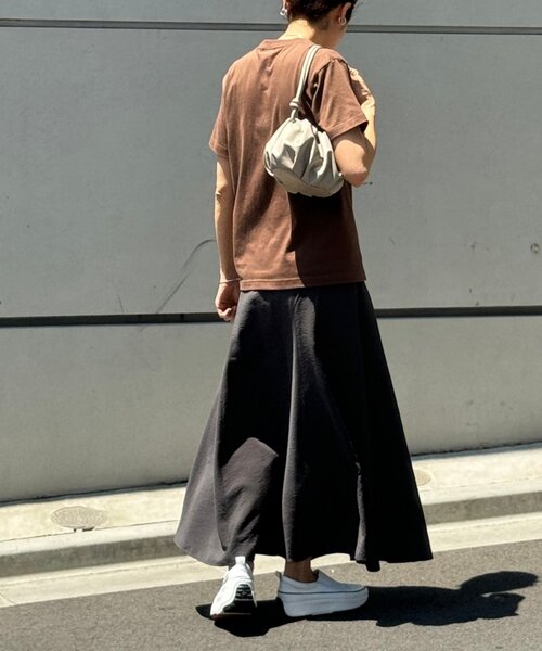 BEARDSLEY（ビアズリー）の「フリピエロゴTee（Tシャツ/カットソー・レディース・ホワイト/ブラウン・FREE）」の17枚目の写真