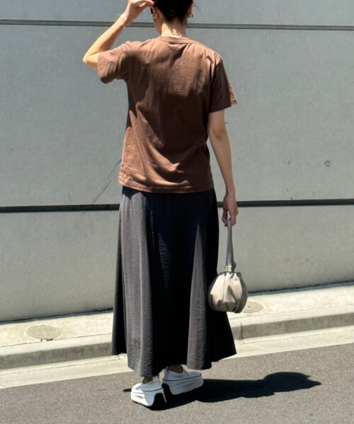 BEARDSLEY（ビアズリー）の「フリピエロゴTee（Tシャツ/カットソー・レディース・ホワイト/ブラウン・FREE）」の18枚目の写真