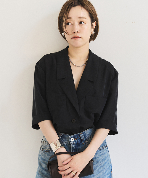 【12月スーパーSALE 15%OFF】 R'IAM パジャマジャケット（その他アウター）｜Plage ジャケット・アウター